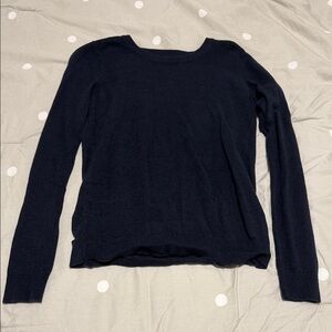 BCBGeneration Navy Blue Sweater with Open Back